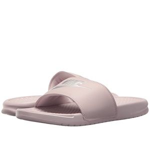 Pink Nike Slides